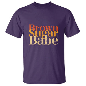 Brown Sugar Babe Proud Black History Women Pride Juneteenth T Shirt TS01 Purple Printyourwear