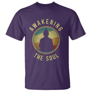 Buddhism T Shirt Awakening The Soul Buddha Zen Yoga TS09 Purple Printyourwear