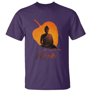 Buddhism T Shirt Happy Vesak Buddha Zen Yoga TS09 Purple Printyourwear