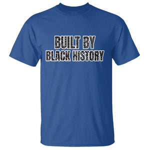 Built by Black History T Shirt TS02 Royal Blue Printyourwear