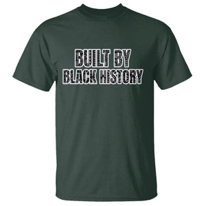 Built by Black History T Shirt TS02 Dark Forest Green Printyourwear