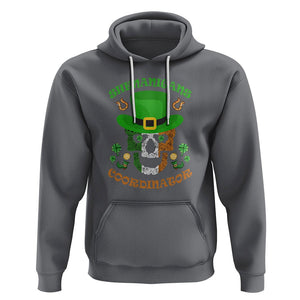 Bull Dog Skull Hoodie Shenanigans Coordinator St Patrick's Day TS02 Charcoal Printyourwear