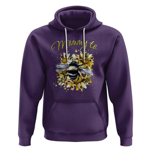 Bumblebee New Mom Hoodie Mommy To Be Pregnancy Announcement First Mother's Day TS02 Purple Printyourwear