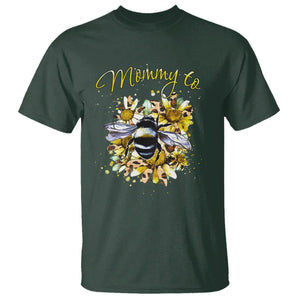 Bumblebee New Mom T Shirt Mommy To Be Pregnancy Announcement First Mother's Day TS02 Dark Forest Green Printyourwear