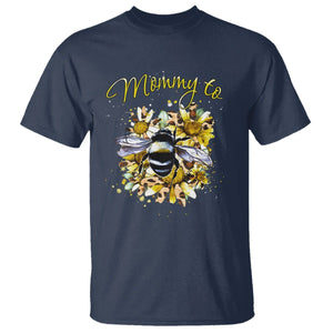 Bumblebee New Mom T Shirt Mommy To Be Pregnancy Announcement First Mother's Day TS02 Navy Printyourwear