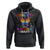 Butterfly Autism Hoodie It's Not A Disability It's A Different Ability Spectrum Rainbow Infinity TS02 Black Printyourwear