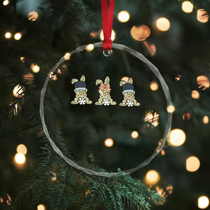 Camo Easter Bunny Crystal Glass Ornament Funny Hunter Easter Gift TS12 Print Your Wear