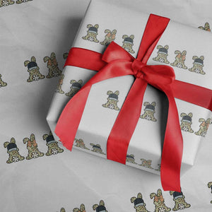 Camo Easter Bunny Wrapping Paper Roll Funny Hunter Easter Gift TS12 White Print Your Wear