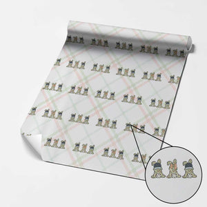 Camo Easter Bunny Wrapping Paper Roll Funny Hunter Easter Gift TS12 Christmas Plaid Print Your Wear