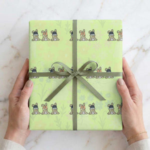 Camo Easter Bunny Wrapping Paper Roll Funny Hunter Easter Gift TS12 Lime Print Your Wear