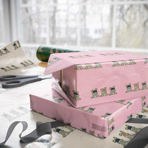 Camo Easter Bunny Wrapping Paper Roll Funny Hunter Easter Gift TS12 Light Pink Print Your Wear