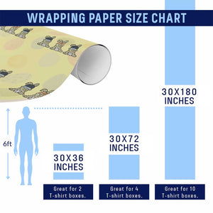 Camo Easter Bunny Wrapping Paper Roll Funny Hunter Easter Gift TS12 Print Your Wear
