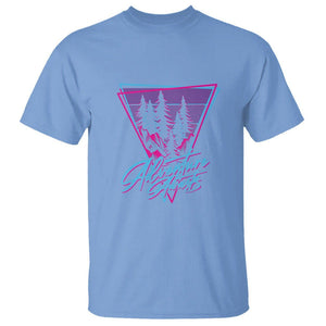 Camping Lover T Shirt Adventure Awaits Outdoors Hiking Mountains Climber TS09 Carolina Blue Printyourwear