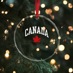 Canada Maple Leaf Crystal Glass Ornament Canadian Pride TS10 Print Your Wear