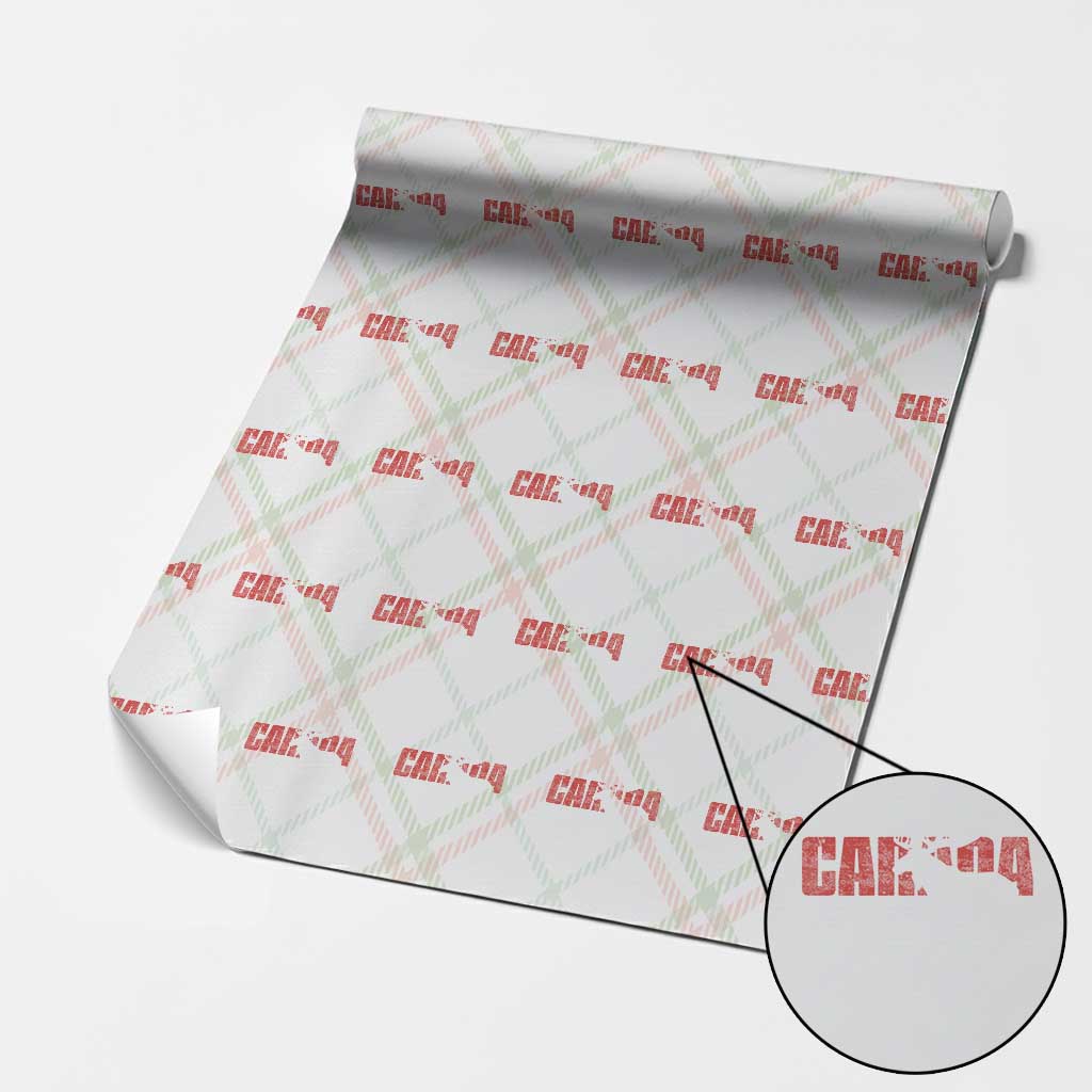 Canada Moose Wrapping Paper Roll Canadian Pride TS10 Christmas Plaid Print Your Wear