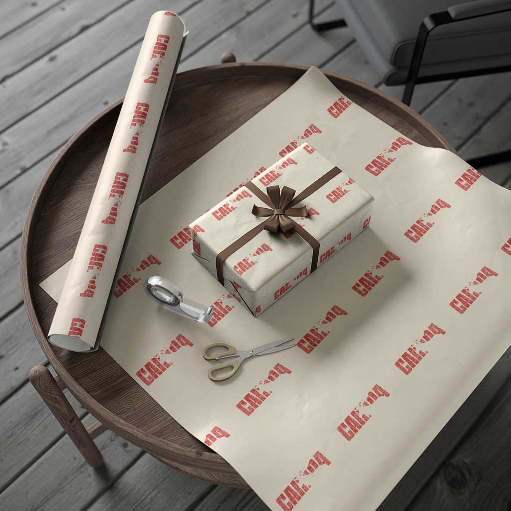 Canada Moose Wrapping Paper Roll Canadian Pride TS10 Beige Print Your Wear