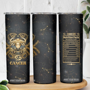 Cancer Zodiac Skinny Tumbler Celestial Constellation Astrology Horoscope Galaxy TB02 Printyourwear