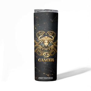 Cancer Zodiac Skinny Tumbler Celestial Constellation Astrology Horoscope Galaxy TB02 Printyourwear