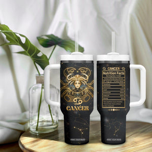 Cancer Zodiac Tumbler With Handle Celestial Constellation Astrology Horoscope Galaxy TB02 Printyourwear