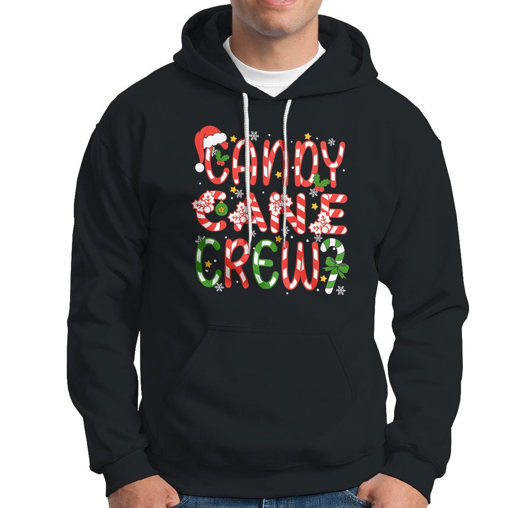 Candy Cane Crew Friend Squad Matching Christmas Hoodie TS09 Military Green Printyourwear