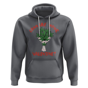 Cannabe Your Valentine 420 Cannabis Bouquet Marijuana Weed Flower Hoodie TS09 Charcoal Printyourwear