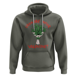 Cannabe Your Valentine 420 Cannabis Bouquet Marijuana Weed Flower Hoodie TS09 Military Green Printyourwear