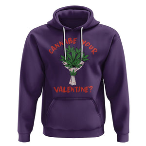 Cannabe Your Valentine 420 Cannabis Bouquet Marijuana Weed Flower Hoodie TS09 Purple Printyourwear