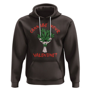 Cannabe Your Valentine 420 Cannabis Bouquet Marijuana Weed Flower Hoodie TS09 Dark Chocolate Printyourwear