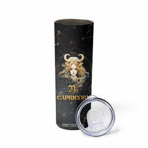 Capricorn Zodiac Skinny Tumbler Celestial Constellation Astrology Horoscope Galaxy TB02 Printyourwear