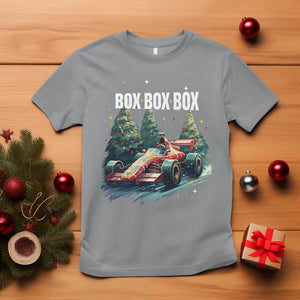 Car Racing Christmas Box Box Box Xmas Tree Colorful Light T Shirt TS09 Sport Gray Printyourwear