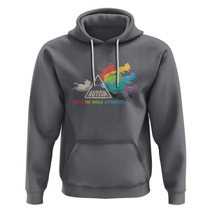 Cat Autism Hoodie Seeing The World Form A Different Angle TS01 Charcoal Printyourwear