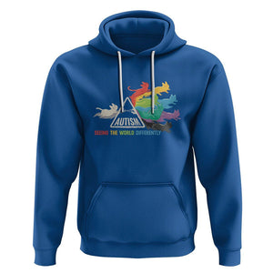 Cat Autism Hoodie Seeing The World Form A Different Angle TS01 Royal Blue Printyourwear