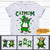 Personalized St Patricks Day Cat T Shirt Lucky Cat Mom Shamrocks Vibes CTM Youth Custom - Printyourwear