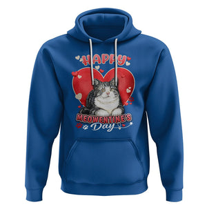 Cat Valentine Hoodie Happy Meowentine's Day Cute Heart TS02 Royal Blue Printyourwear