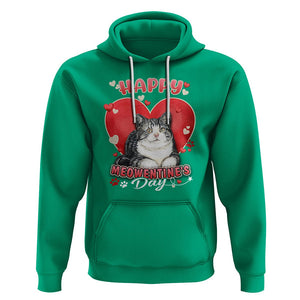 Cat Valentine Hoodie Happy Meowentine's Day Cute Heart TS02 Irish Green Printyourwear