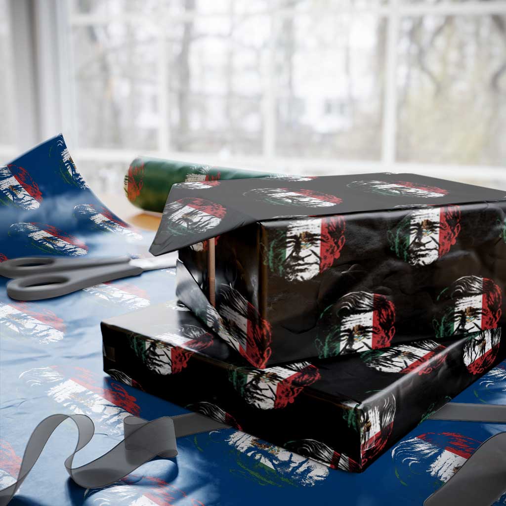 Cesar Chavez Day Mexican American Pride Wrapping Paper Roll TS14 Black Print Your Wear