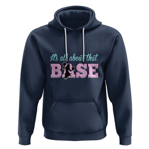 Cheerleading Hoodie All About That Base Cheerleader Cheer Girls TS02 Navy Printyourwear