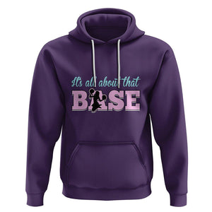 Cheerleading Hoodie All About That Base Cheerleader Cheer Girls TS02 Purple Printyourwear