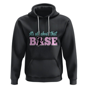 Cheerleading Hoodie All About That Base Cheerleader Cheer Girls TS02 Black Printyourwear