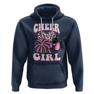 Cheerleading Hoodie Cheer Girl Pink Leopard Cheerleader TS02 Navy Printyourwear