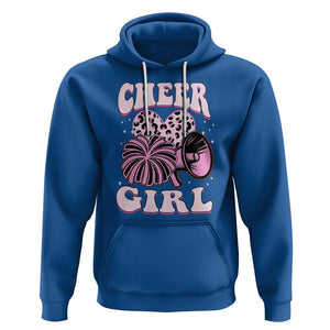 Cheerleading Hoodie Cheer Girl Pink Leopard Cheerleader TS02 Royal Blue Printyourwear