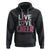 Cheerleading Hoodie Live Love Cheer Girl Pink Leopard Cheerleader TS02 Black Printyourwear