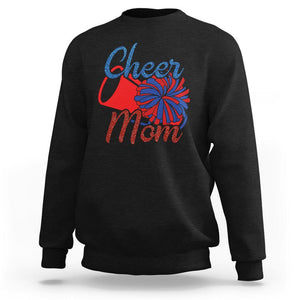 Cheerleading Sweatshirt Cheer Mom Biggest Fan Cheerleader Pom Pom TS02 Black Printyourwear