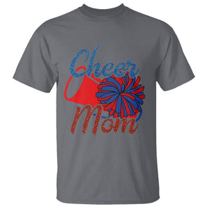 Cheerleading T Shirt Cheer Mom Biggest Fan Cheerleader Pom Pom TS02 Charcoal Printyourwear