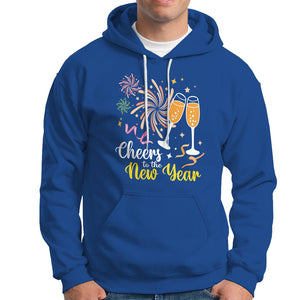 Cheers To A Happy New Year Eve Party Hoodie TS09 Royal Blue Printyourwear