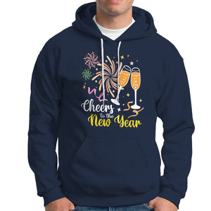 Cheers To A Happy New Year Eve Party Hoodie TS09 Navy Printyourwear