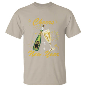 Cheers To A Happy New Year Eve Party T Shirt TS09 Sand Printyourwear