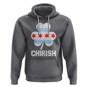 Chicago St Patrick's Day Hoodie Chirish American Irish South Side Pride Shamrock TS02 Charcoal Printyourwear