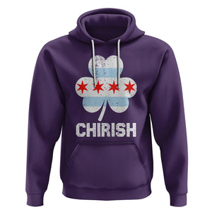 Chicago St Patrick's Day Hoodie Chirish American Irish South Side Pride Shamrock TS02 Purple Printyourwear