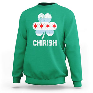 Chicago St Patrick's Day Sweatshirt Chirish American Irish South Side Pride Shamrock TS02 Irish Green Printyourwear